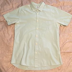 Quiksilver M Minty Green Wilsden Shirt